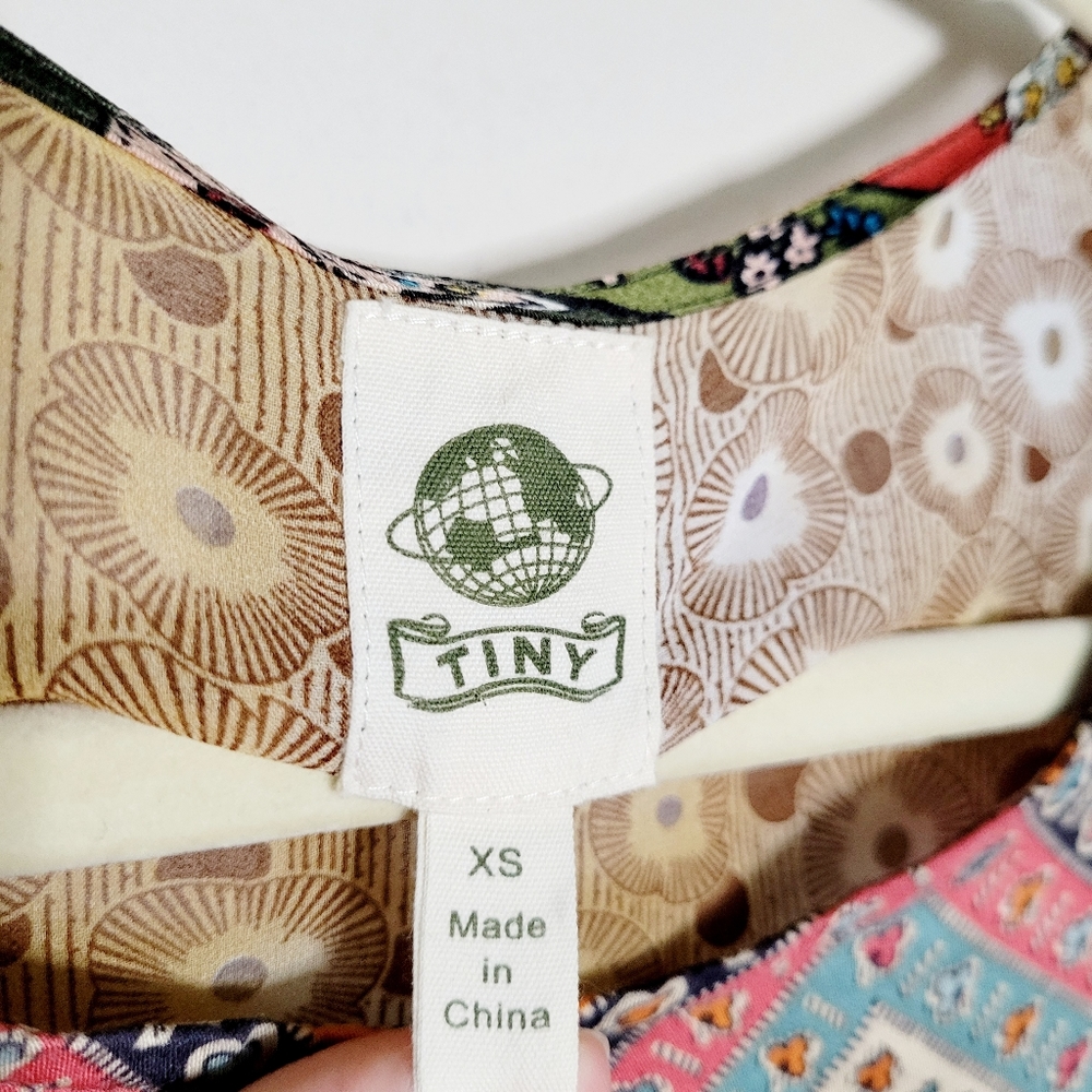 Anthropologie Tiny Anna Patchwork Mini Dress - image 7